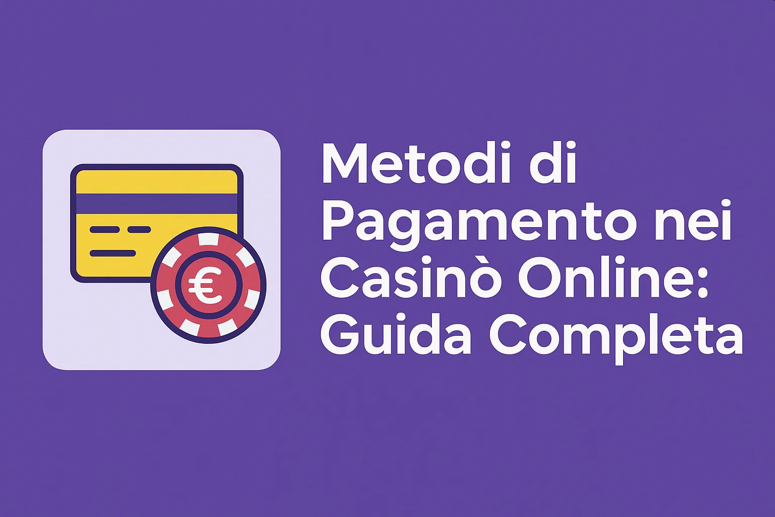 Metodi di Pagamento nei Casinò Online: Guida Completa